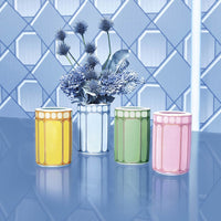 15.1 cm - Swarovski x Rosenthal Signum Vaso Cilindrico In Porcellana