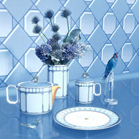 23.4 cm - Swarovski x Rosenthal Signum Piatto Piano In Porcellana