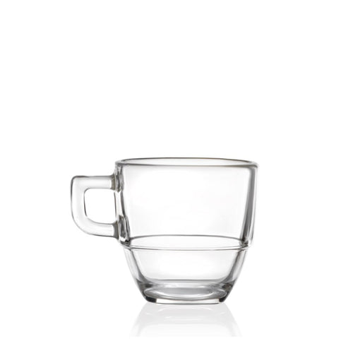 12 cl - Moka Coffee Espresso Cup In Glass - Set 6 Pcs