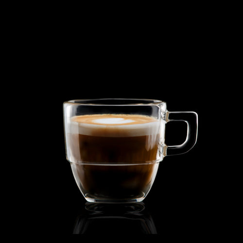 12 cl - Moka Coffee Espresso Cup In Glass - Set 6 Pcs