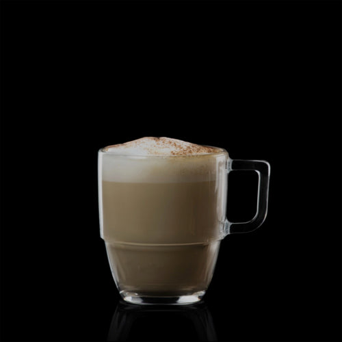 35 cl - Americano koffie cappuccinokop van glas - Set 6 st