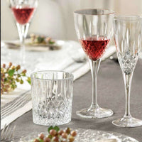 26.9 cl - RCR Cristalleria Italiana London Bicchiere Whisky OF In Vetro Cristallino Luxion Set 6 Pz