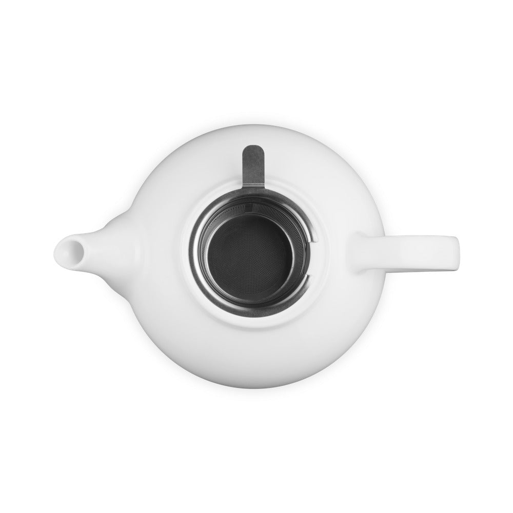 1.3 L - Le Creuset Classic Teiera In Gres Vetrificato Con Infusore Metallico