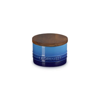 20 cl - Le Creuset Evolution Barattolo In Gres Vetrificato Con Coperchio In Legno