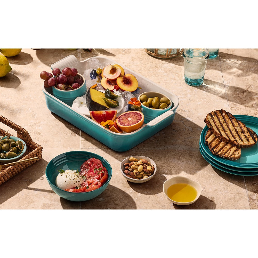 19x13 cm - Le Creuset Tradition Pirofila Rettangolare In Gres Vetrificato