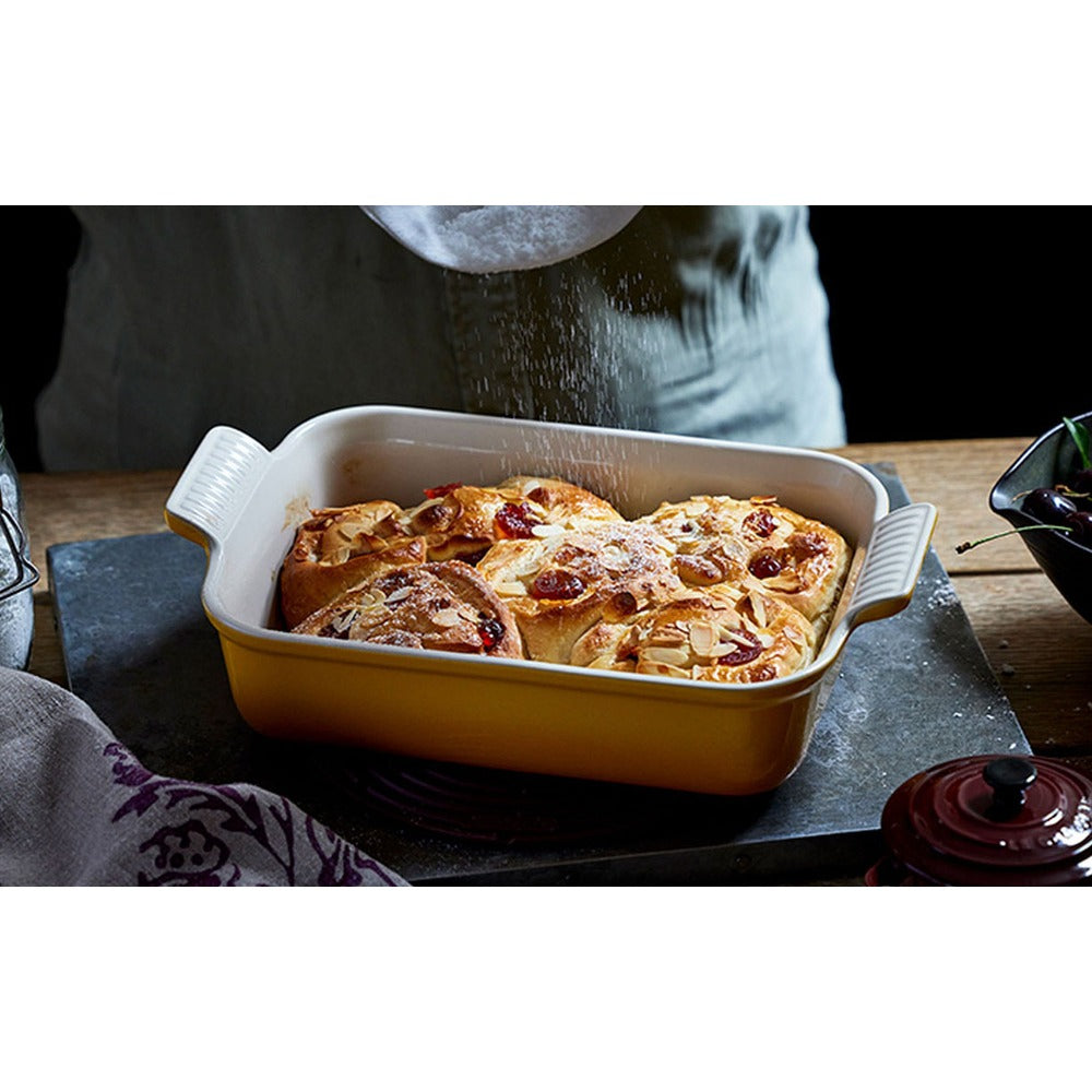 32x24 cm - Le Creuset Tradition Pirofila Rettangolare In Gres Vetrificato