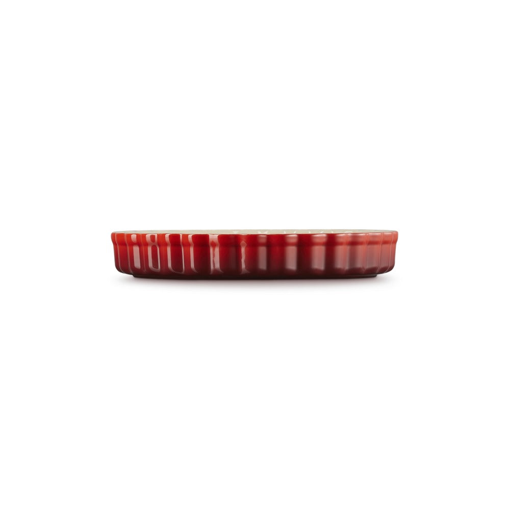 24 cm - Le Creuset Tradition Tortiera Rotonda In Gres Vetrificato