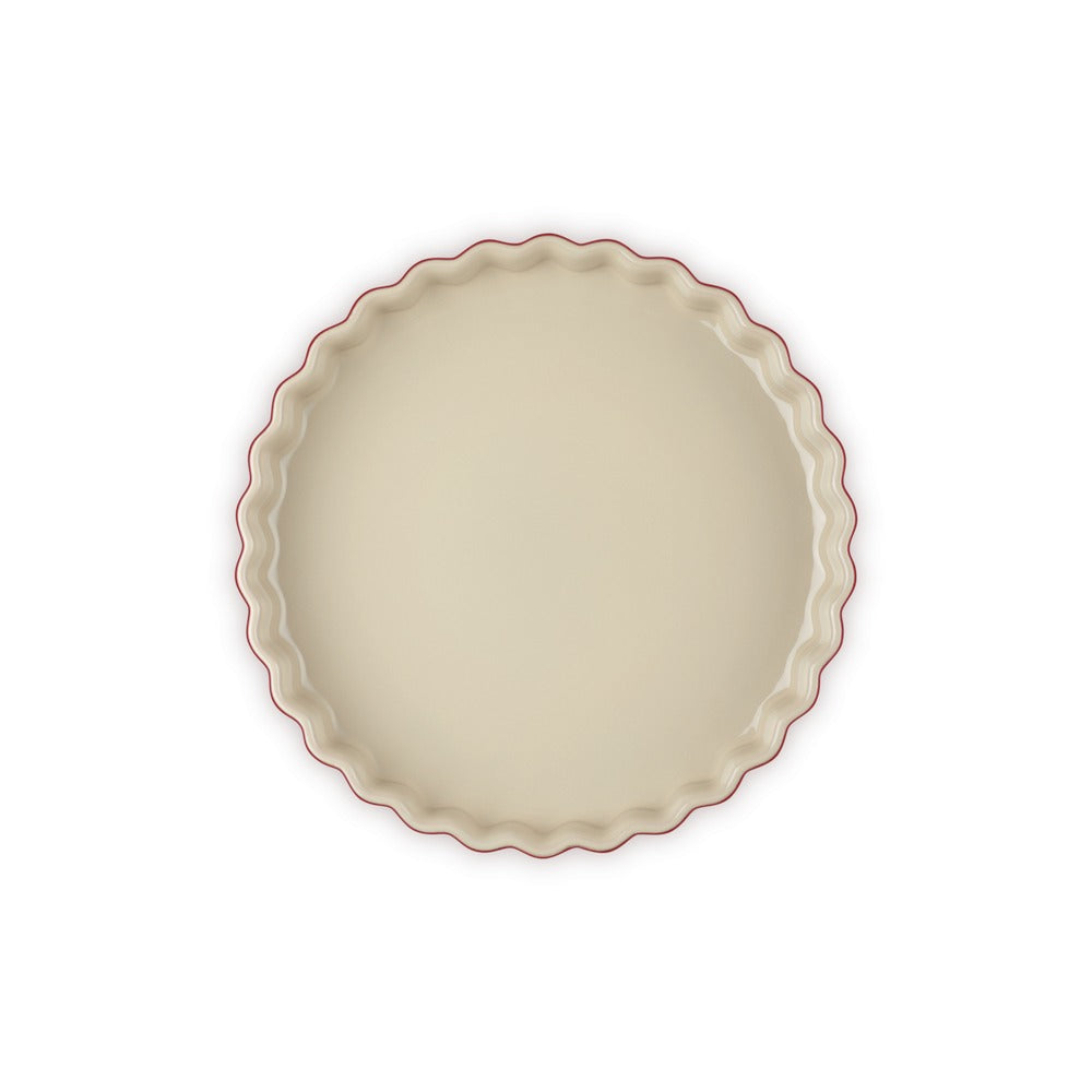 24 cm - Le Creuset Tradition Tortiera Rotonda In Gres Vetrificato