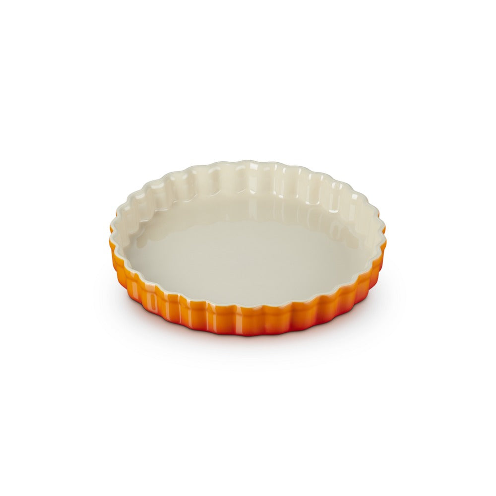 24 cm - Le Creuset Tradition Tortiera Rotonda In Gres Vetrificato