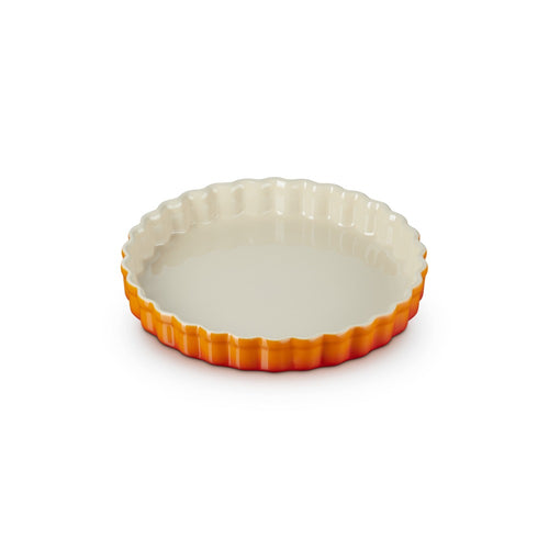 24 cm - Le Creuset Tradition Tortiera Rotonda In Gres Vetrificato