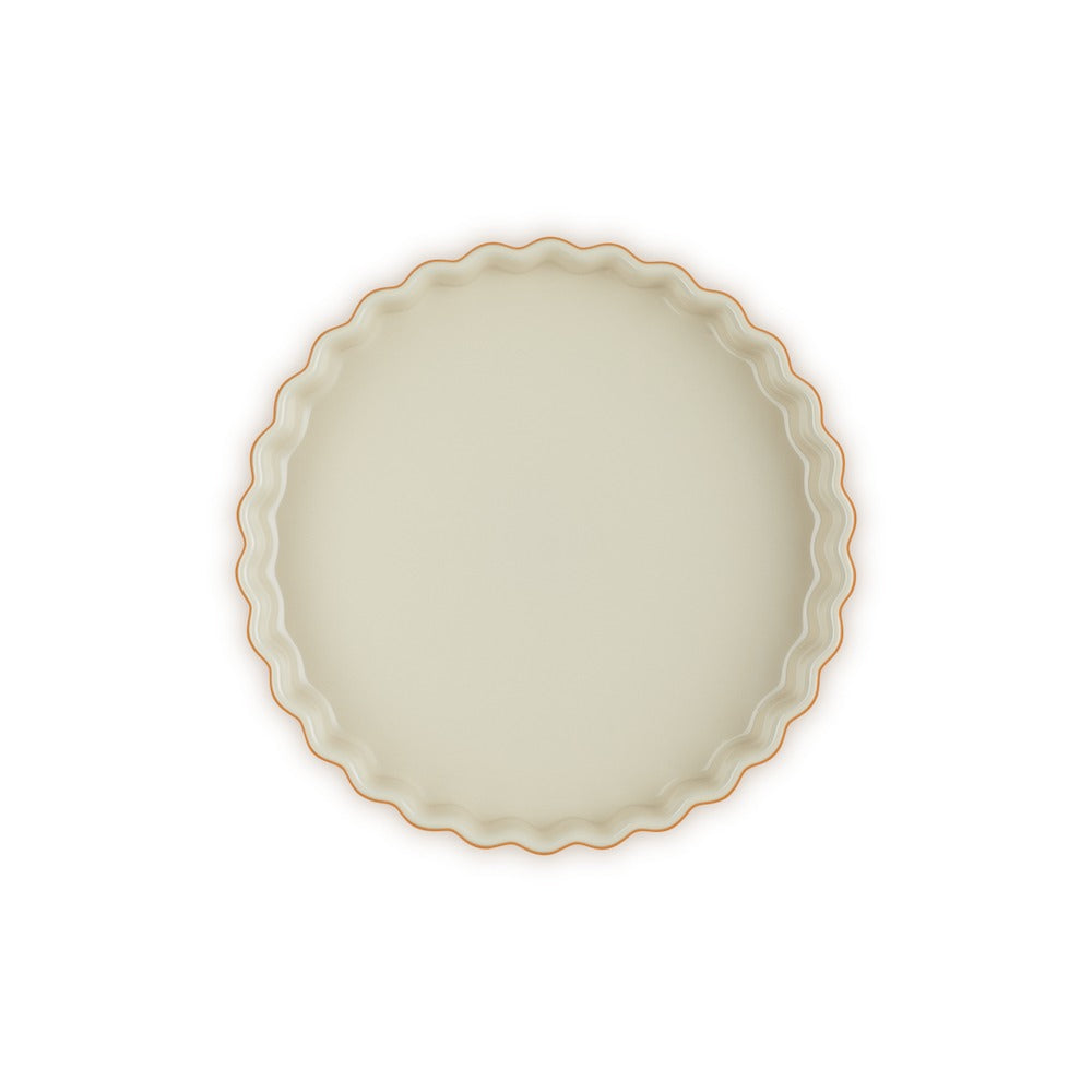 24 cm - Le Creuset Tradition Tortiera Rotonda In Gres Vetrificato