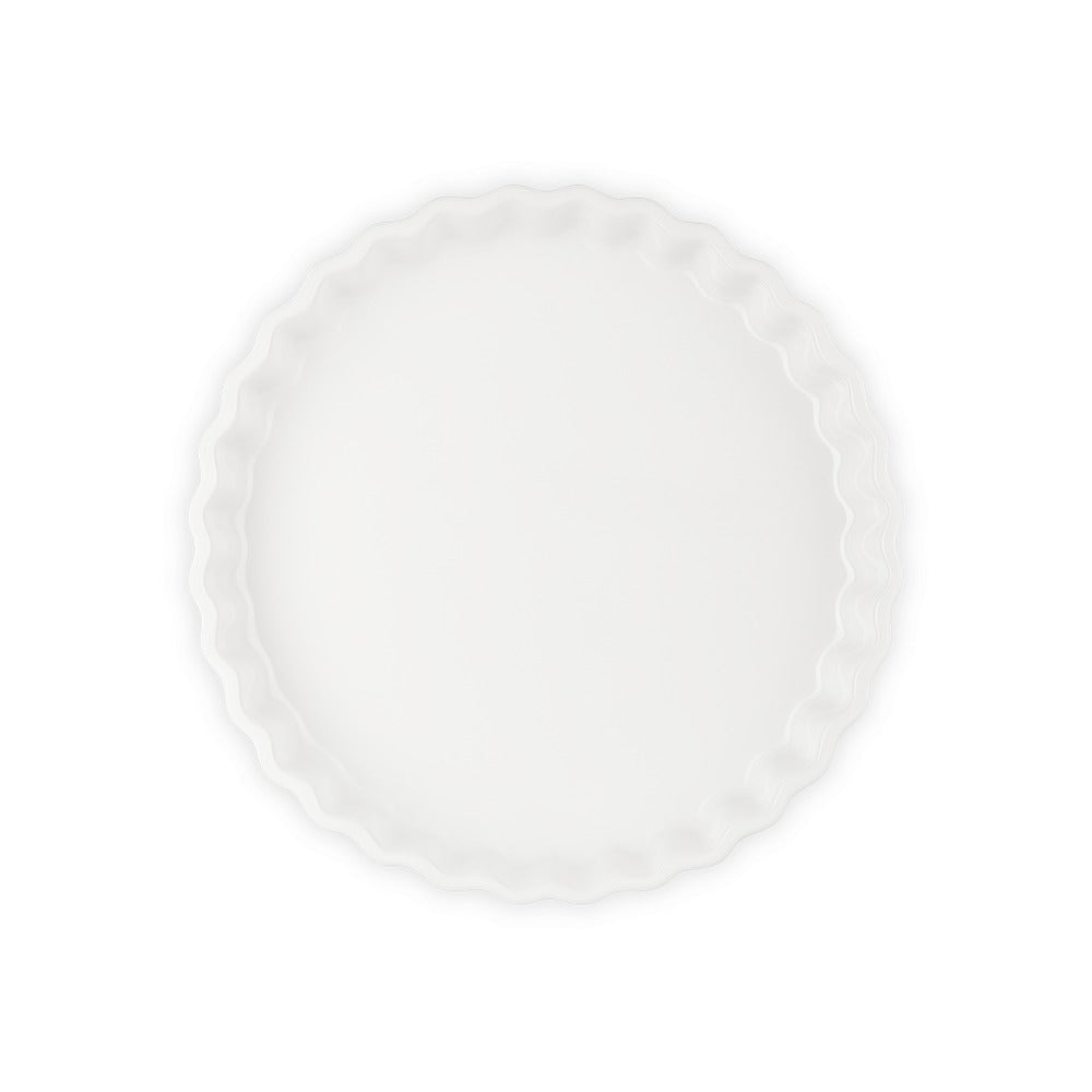 28 cm - Le Creuset Tradition Tortiera Rotonda In Gres Vetrificato