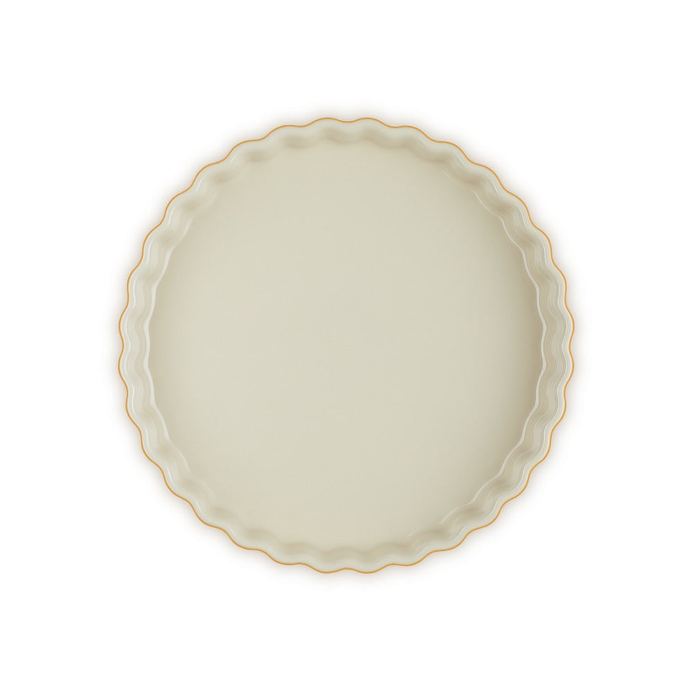 28 cm - Le Creuset Tradition Tortiera Rotonda In Gres Vetrificato