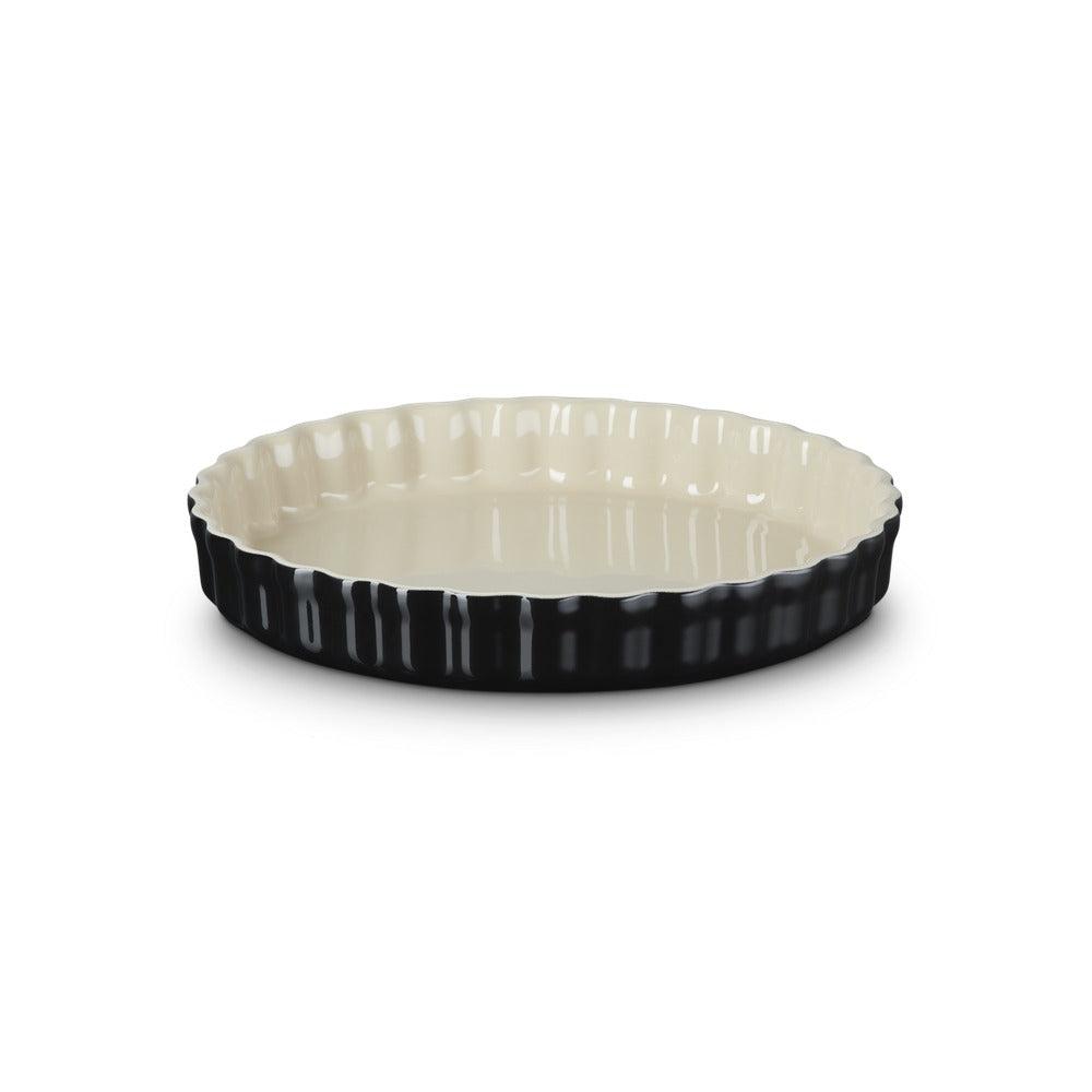 28 cm - Le Creuset Tradition Tortiera Rotonda In Gres Vetrificato