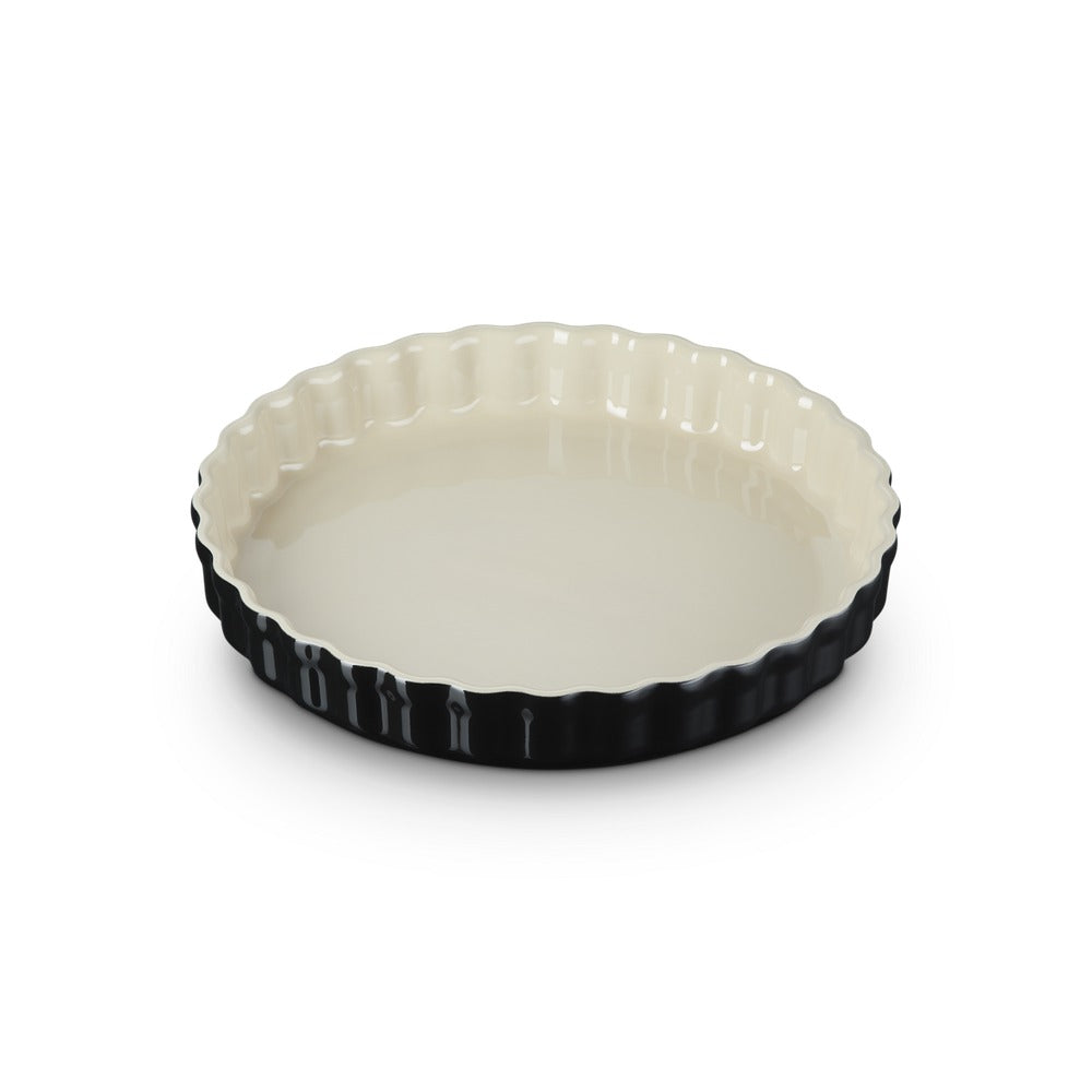 28 cm - Le Creuset Tradition Tortiera Rotonda In Gres Vetrificato