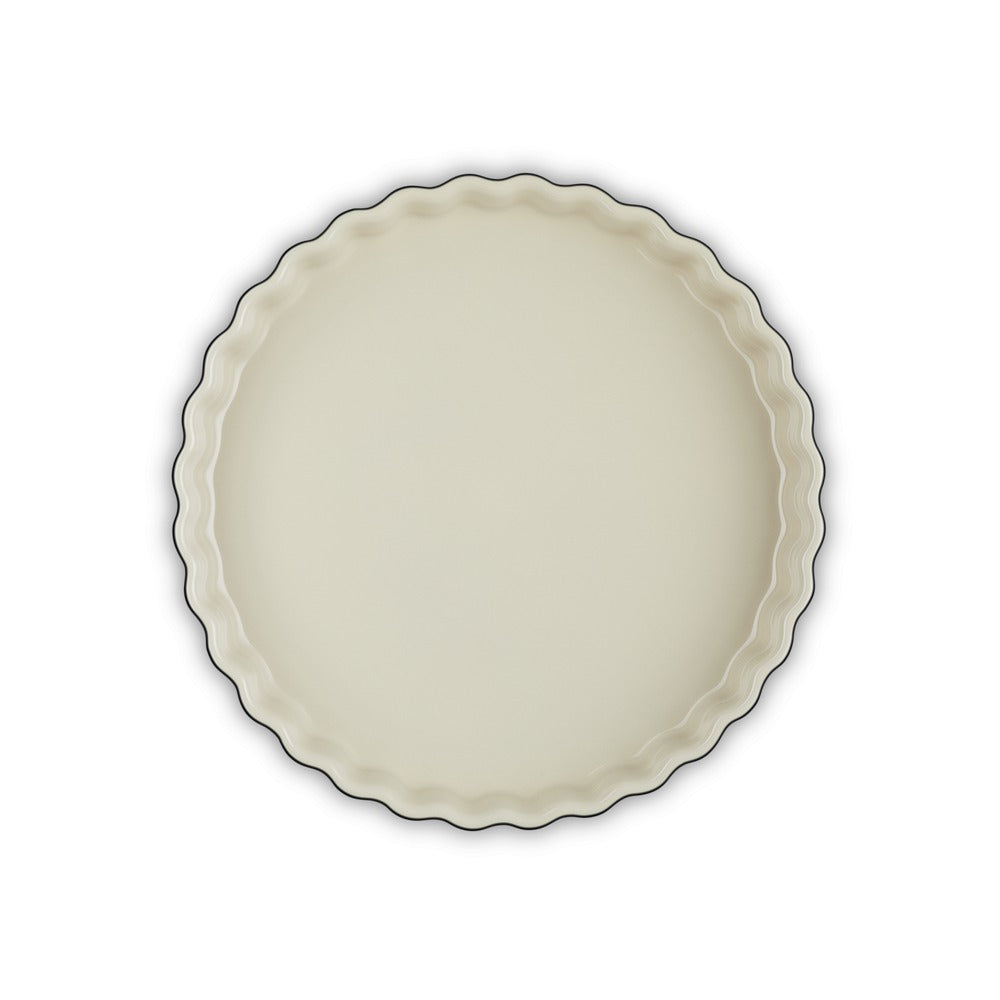 28 cm - Le Creuset Tradition Tortiera Rotonda In Gres Vetrificato
