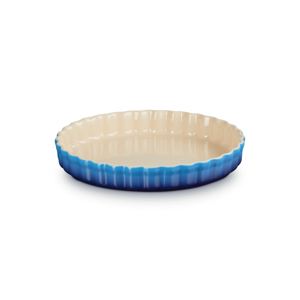 28 cm - Le Creuset Tradition Tortiera Rotonda In Gres Vetrificato