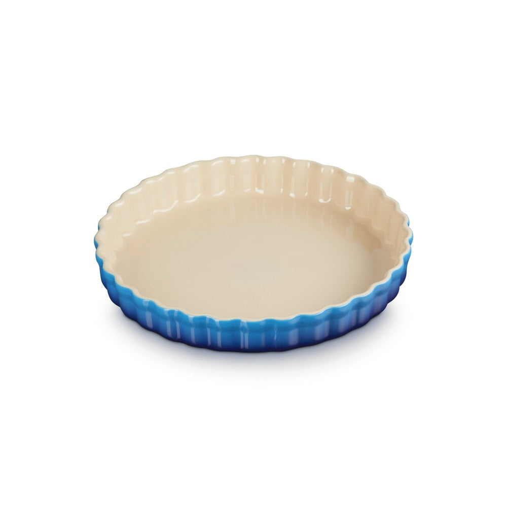 28 cm - Le Creuset Tradition Tortiera Rotonda In Gres Vetrificato