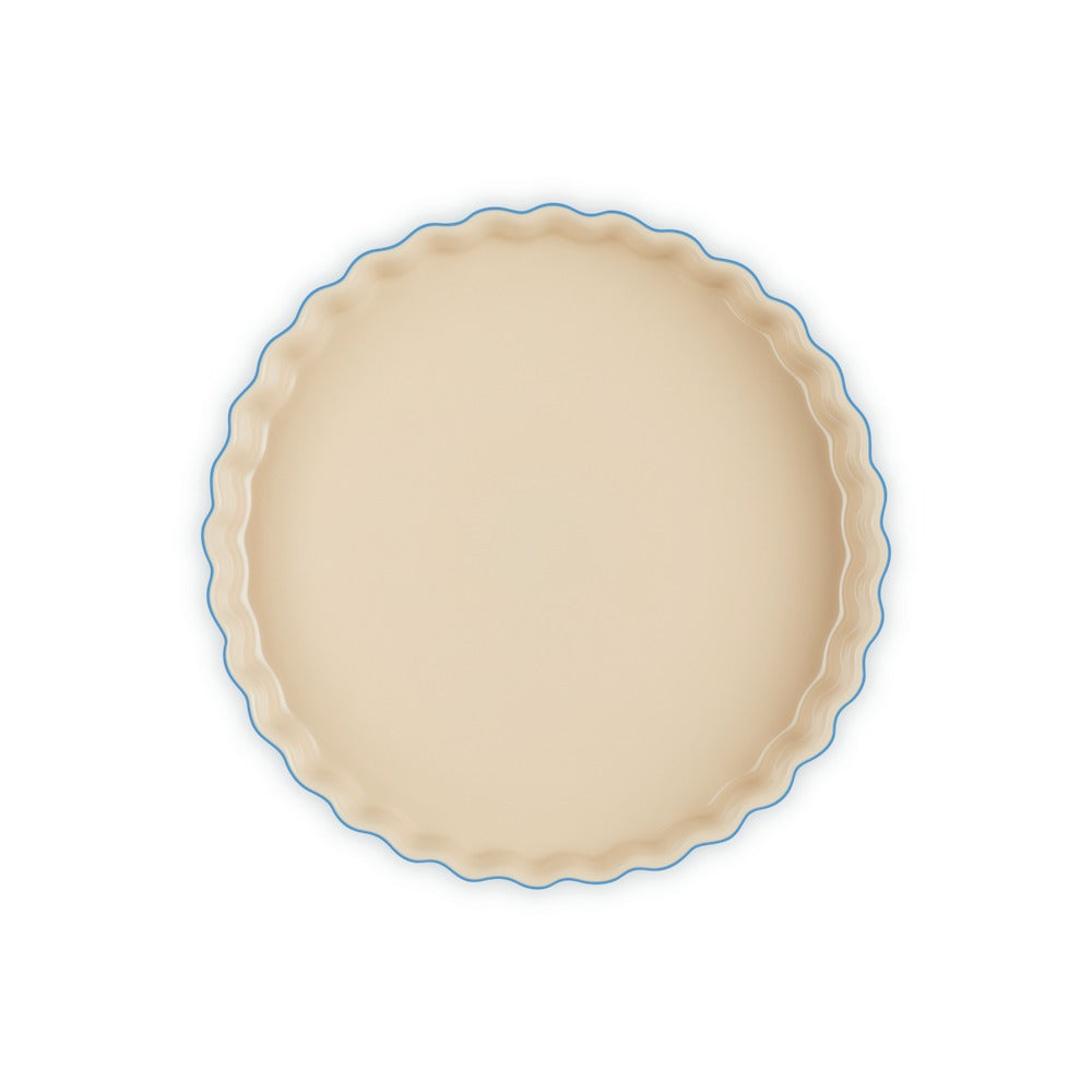 28 cm - Le Creuset Tradition Tortiera Rotonda In Gres Vetrificato