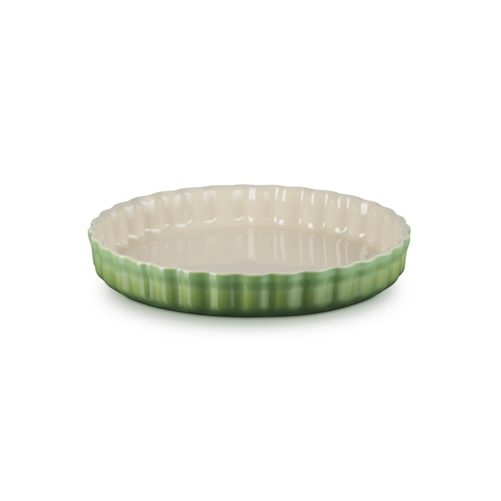 28 cm - Le Creuset Tradition Tortiera Rotonda In Gres Vetrificato