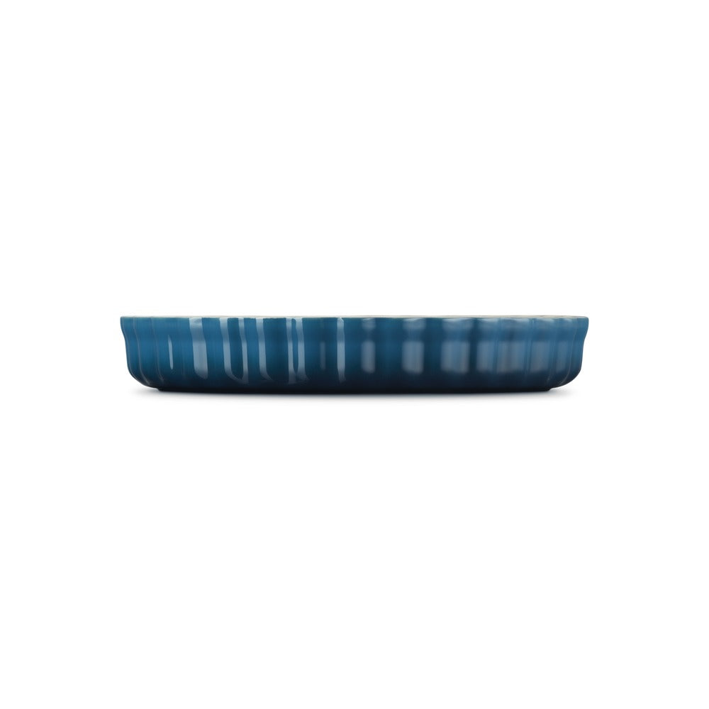 28 cm - Le Creuset Tradition Tortiera Rotonda In Gres Vetrificato