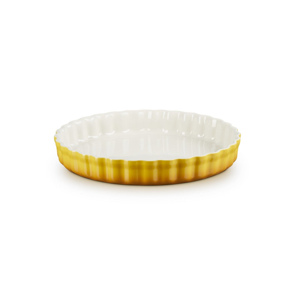 28 cm - Le Creuset Tradition Tortiera Rotonda In Gres Vetrificato