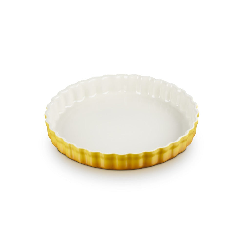 28 cm - Le Creuset Tradition Tortiera Rotonda In Gres Vetrificato
