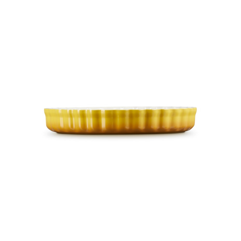 28 cm - Le Creuset Tradition Tortiera Rotonda In Gres Vetrificato