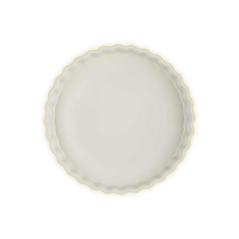 28 cm - Le Creuset Tradition Tortiera Rotonda In Gres Vetrificato