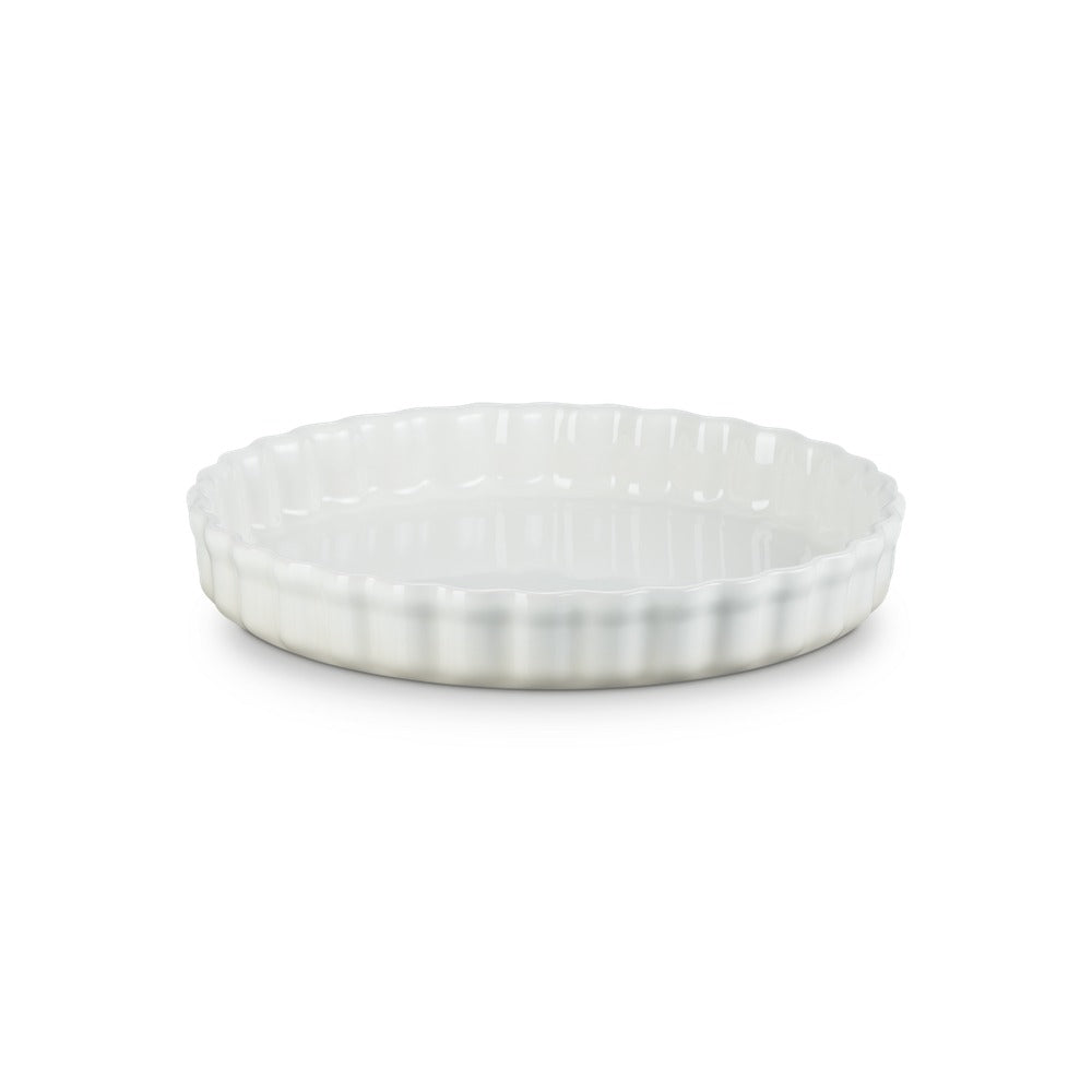 28 cm - Le Creuset Tradition Tortiera Rotonda In Gres Vetrificato