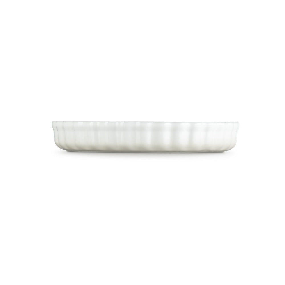 28 cm - Le Creuset Tradition Tortiera Rotonda In Gres Vetrificato