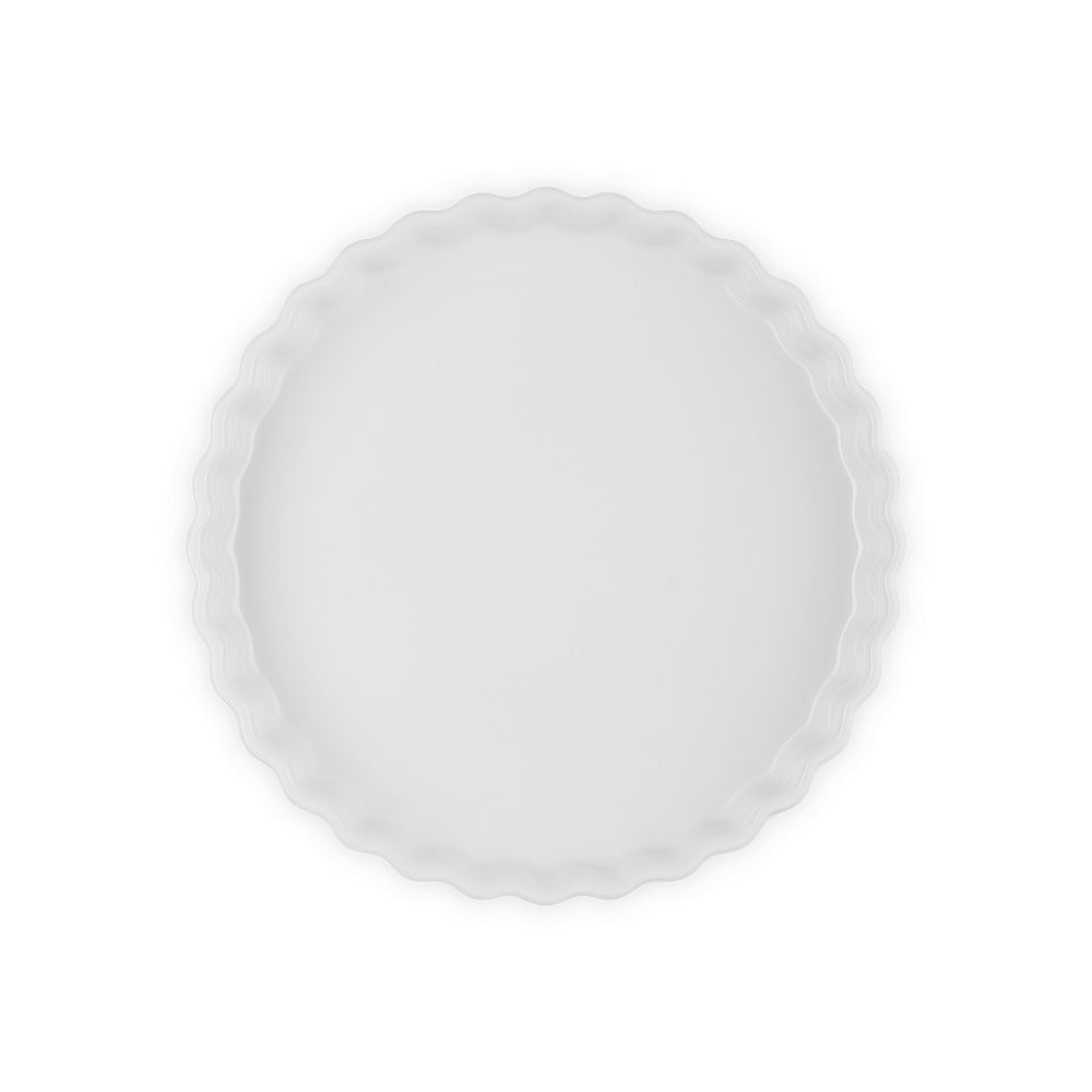 28 cm - Le Creuset Tradition Tortiera Rotonda In Gres Vetrificato