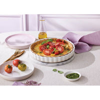 28 cm - Le Creuset Tradition Tortiera Rotonda In Gres Vetrificato