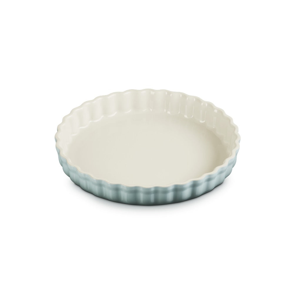 28 cm - Le Creuset Tradition Tortiera Rotonda In Gres Vetrificato