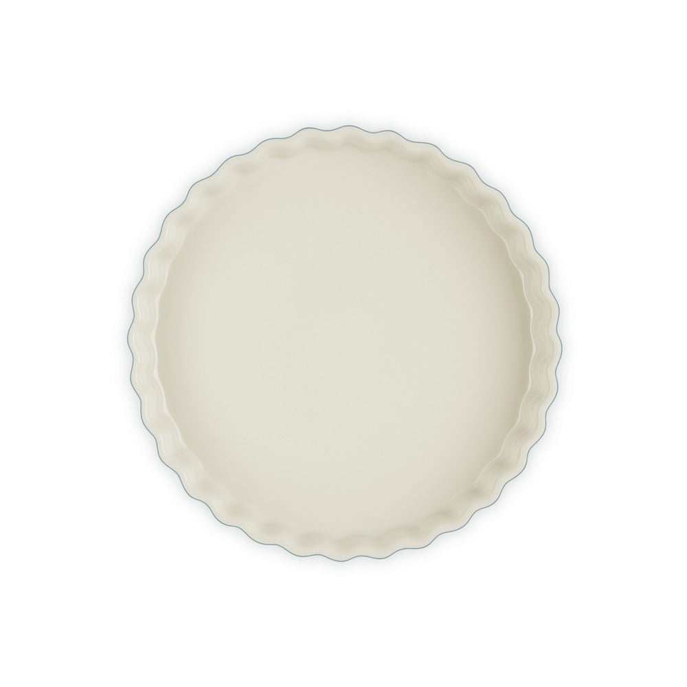 28 cm - Le Creuset Tradition Tortiera Rotonda In Gres Vetrificato