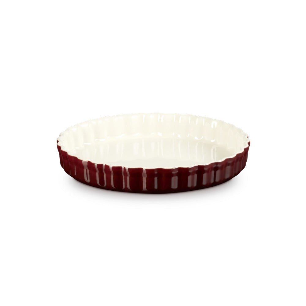 28 cm - Le Creuset Tradition Tortiera Rotonda In Gres Vetrificato