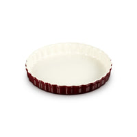 28 cm - Le Creuset Tradition Tortiera Rotonda In Gres Vetrificato