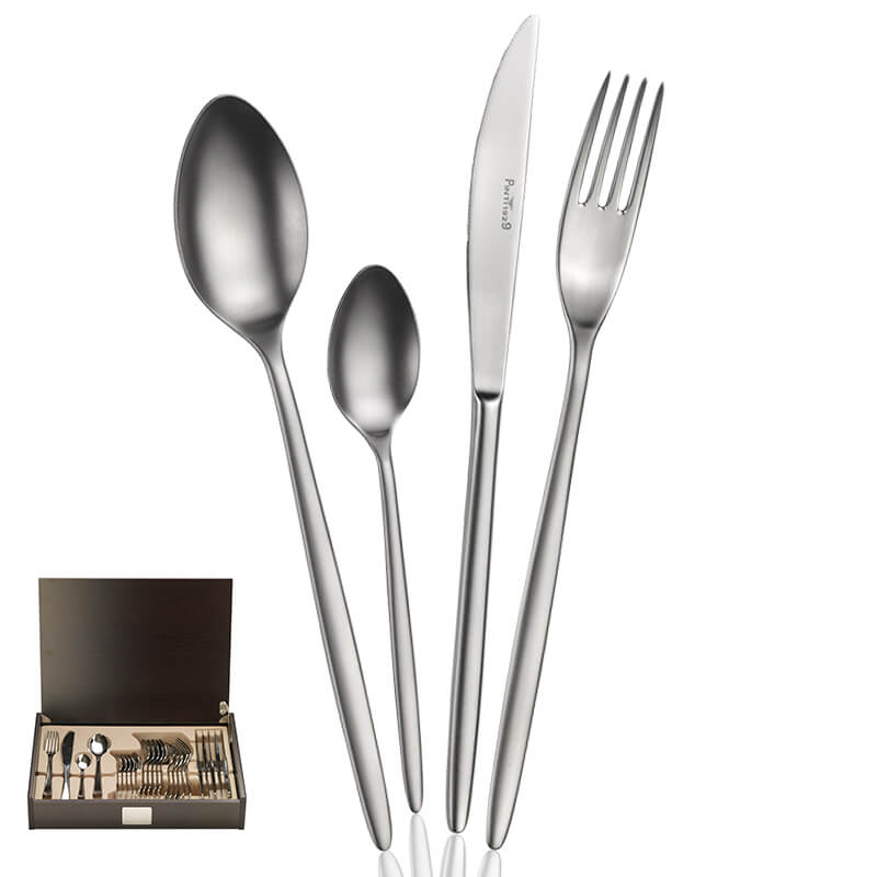 Pintinox Olivia Servizio Posate In Acciaio Inox Set 24 Pz