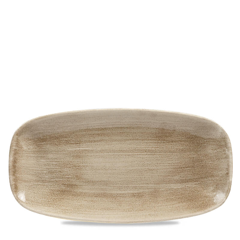 29.5x15.3 cm - Stonecast Rectangular Serving Plate in Vitrified Porcelain