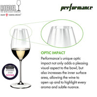 37 5 Cl Riedel Performance Calice Vino Bianco Sauvignon Blanc In Vetro Set 2 Pezzi
