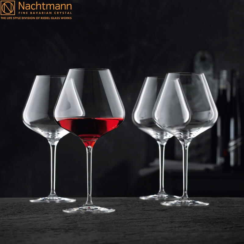 84 Cl Nachtmann Vinova Calice Vino Rosso In Vetro Set 4 Pezzi