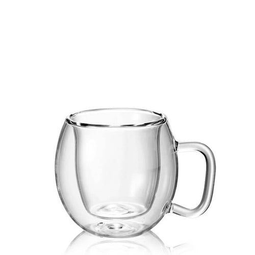 7.5 cl - Thermic Glass Espresso Coffee Cup Single-Origin Brazil In Thermic Glass - Set 2 Pieces