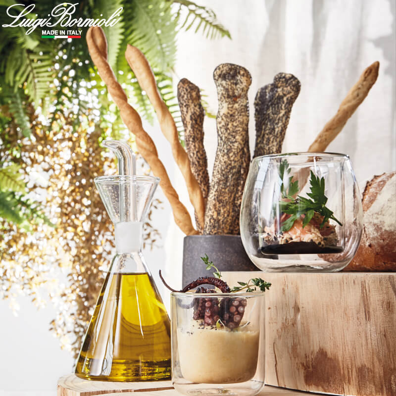 25 Cl Bormioli Luigi Thermic Glass Oliera Conica In Vetro Borosilicato