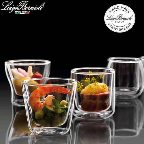 24 Cl Bormioli Luigi Thermic Glass Michelangelo Bicchiere Cappuccino In Vetro Borosilicato Set 2 Pezzi