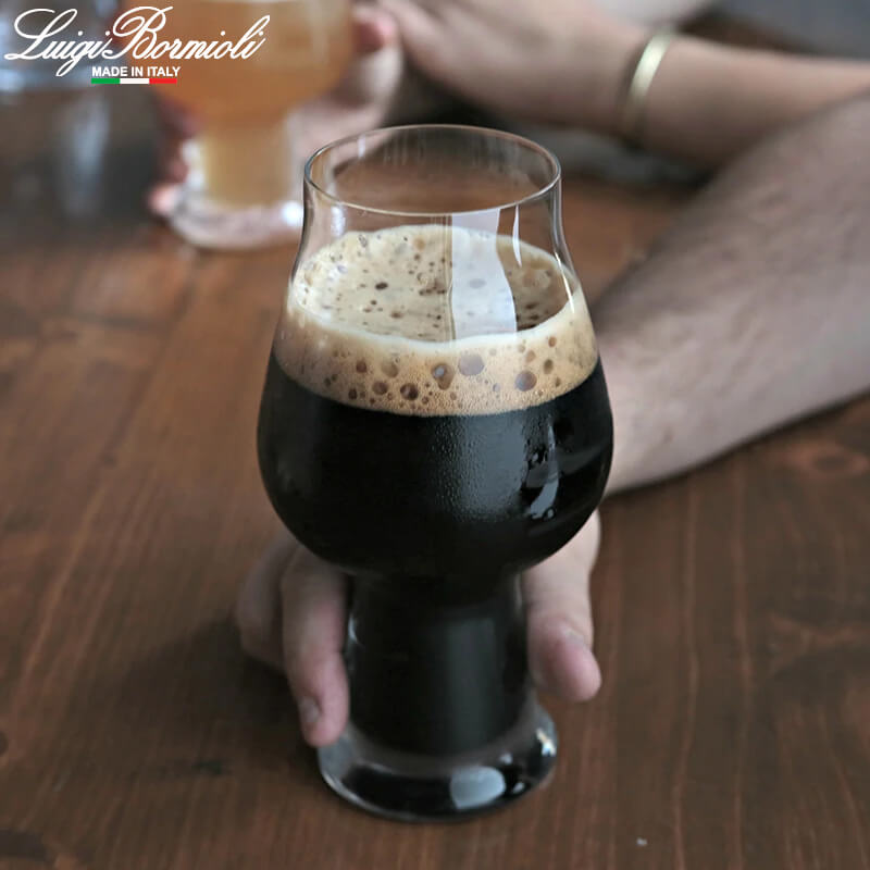 60 Cl Bormioli Luigi Birrateque Stout Bicchiere Birra In Vetro Set 6 Pezzi