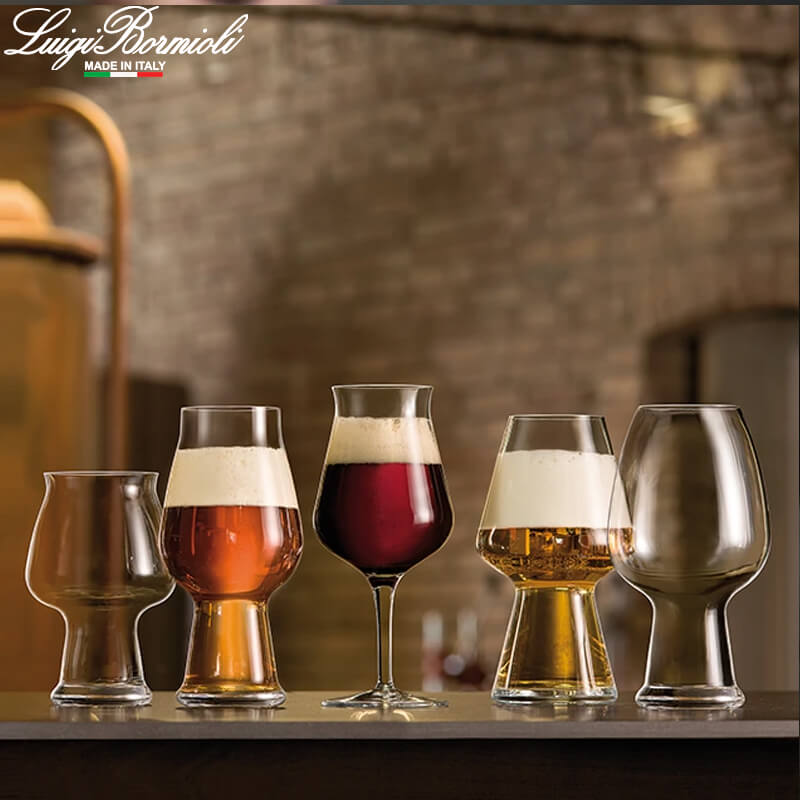 78 Cl Bormioli Luigi Birrateque Wheat Weis Bicchiere Birra In Vetro Set 6 Pezzi