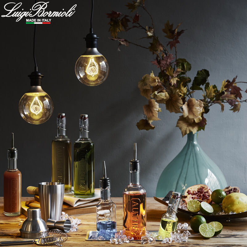 25 Cl Bormioli Luigi Optima Autentica Bottiglia Con Beccuccio Versatore In Vetro