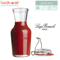 50 Cl Bormioli Luigi Lock Eat Caraffa In Vetro Set 6 Pezzi