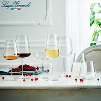 75 Cl Bormioli Luigi Talismano Calice Vino Rosso Burgundy In Vetro Set 4 Pezzi
