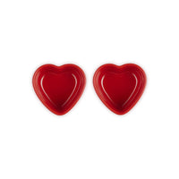 30 cl - Le Creuset Cuore Ramequin In Gres Vetrificato Set 2 Pz